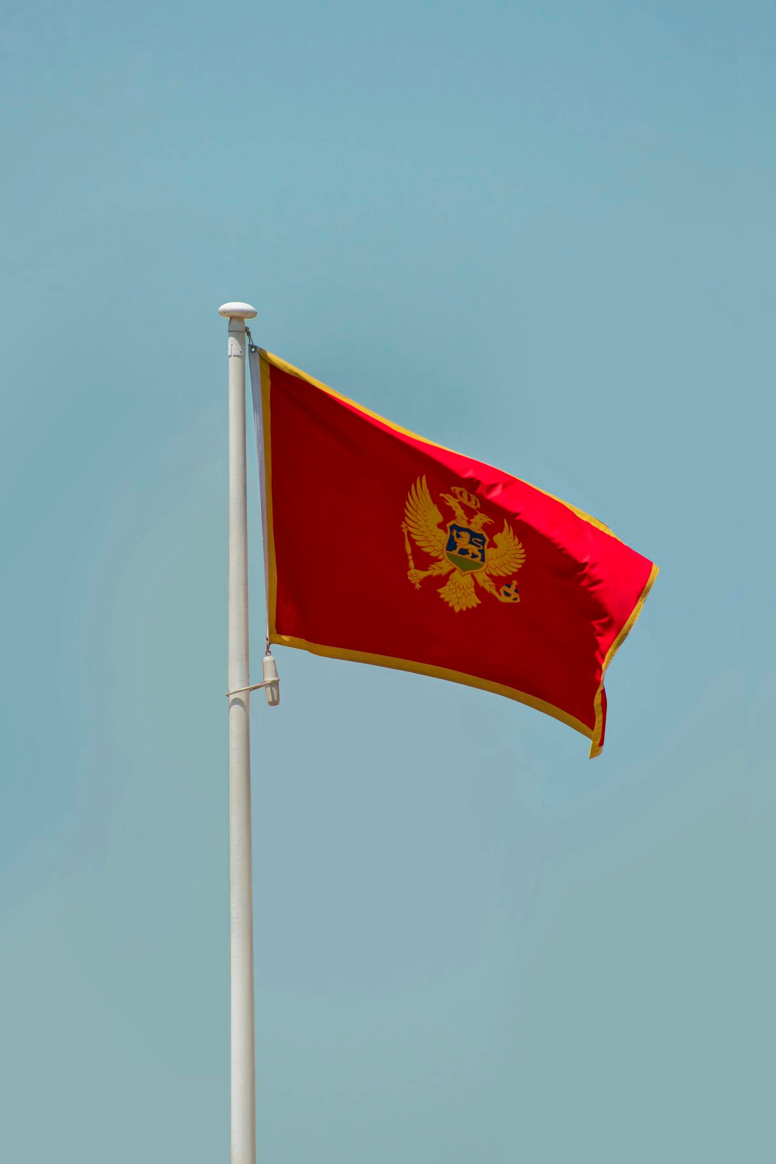 The National Flag of Montenegro