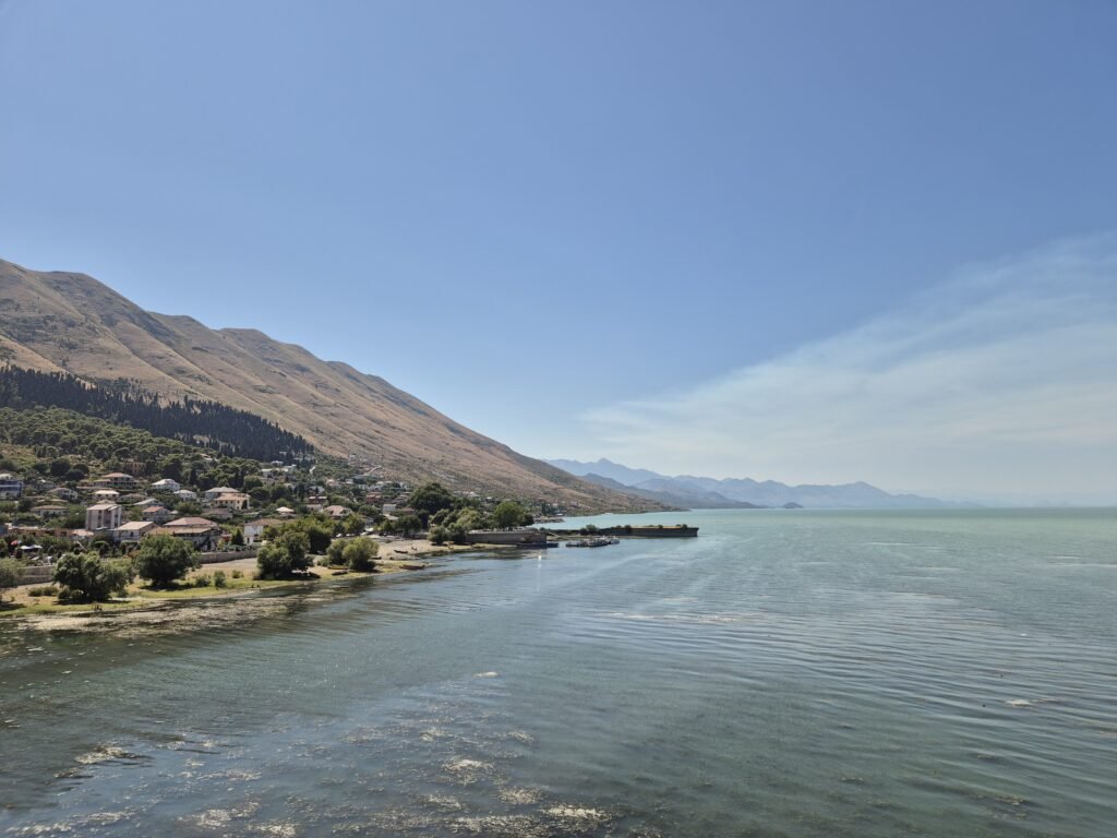 Lake Skadar in Shirokë, Albania